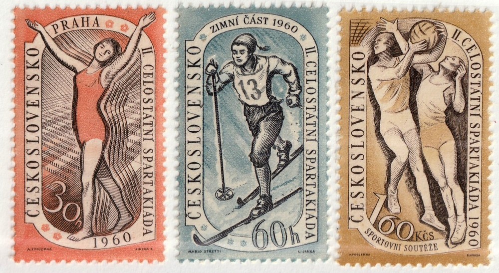 Czechoslovakia        955 - 957          MNH OG