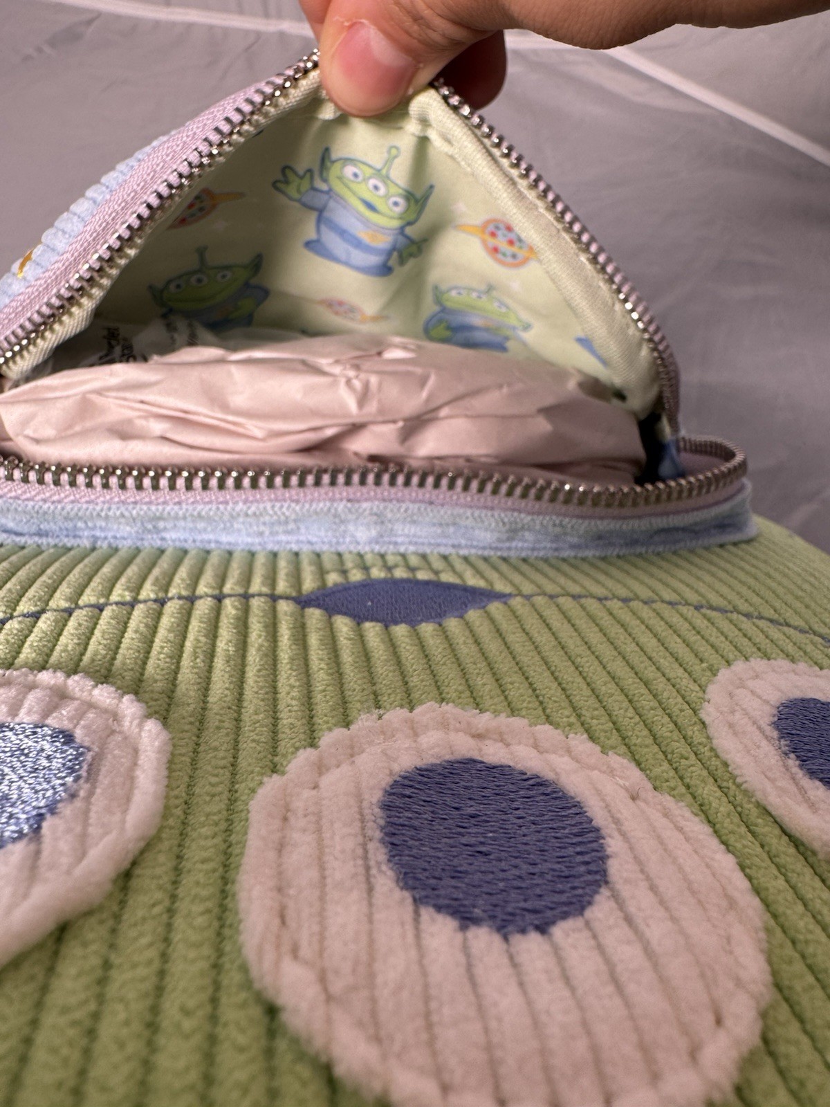 Loungefly Disney Parks Toy Story Alien Pastel Corduroy Pixar 2025 Mini Backpack