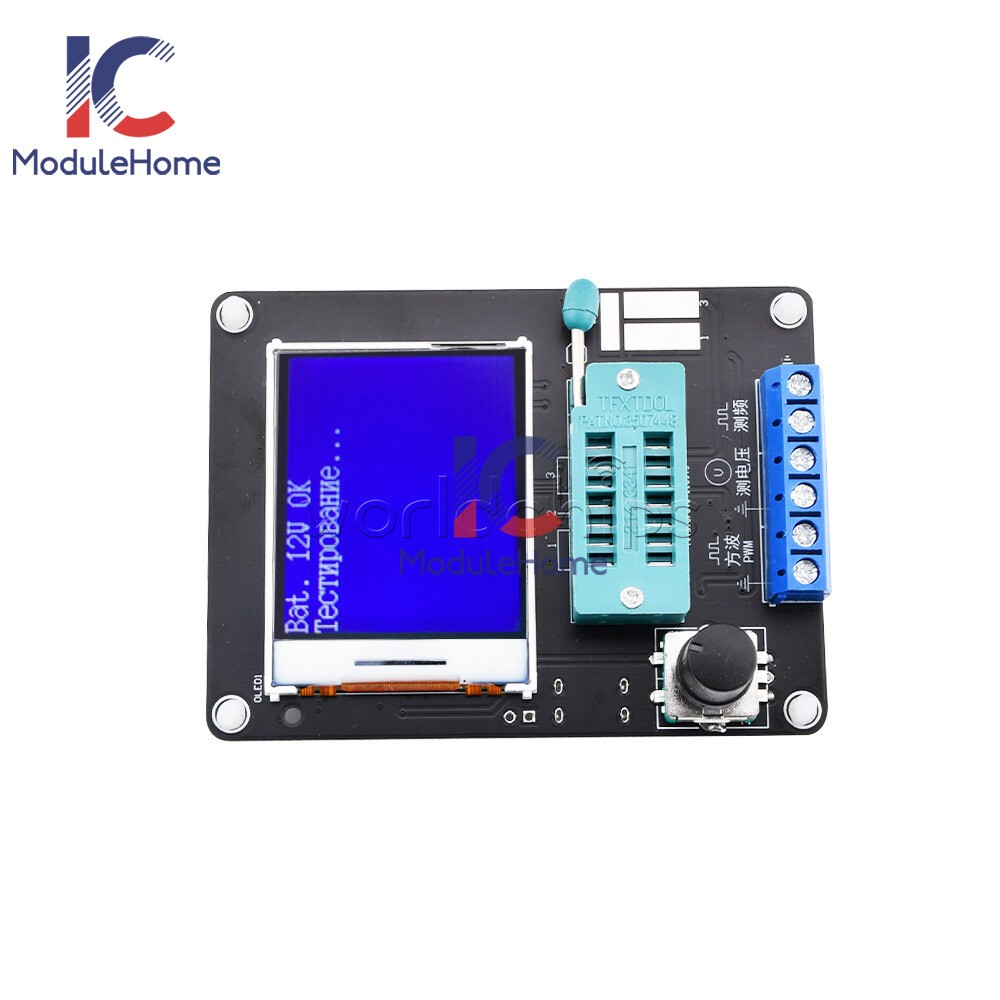GM328A Transistor Tester Diode Capacitance Inductance ESR Volt Frequency Meter