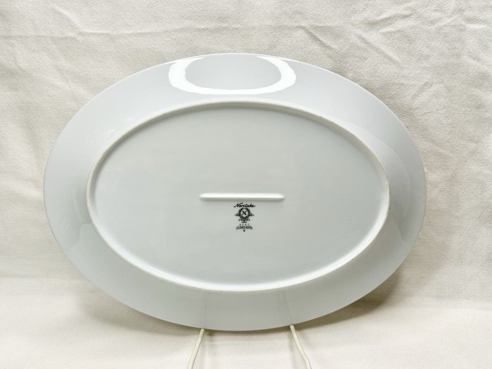 Mint Noritake "Long Ago" Pattern Large 14" Serving Platter