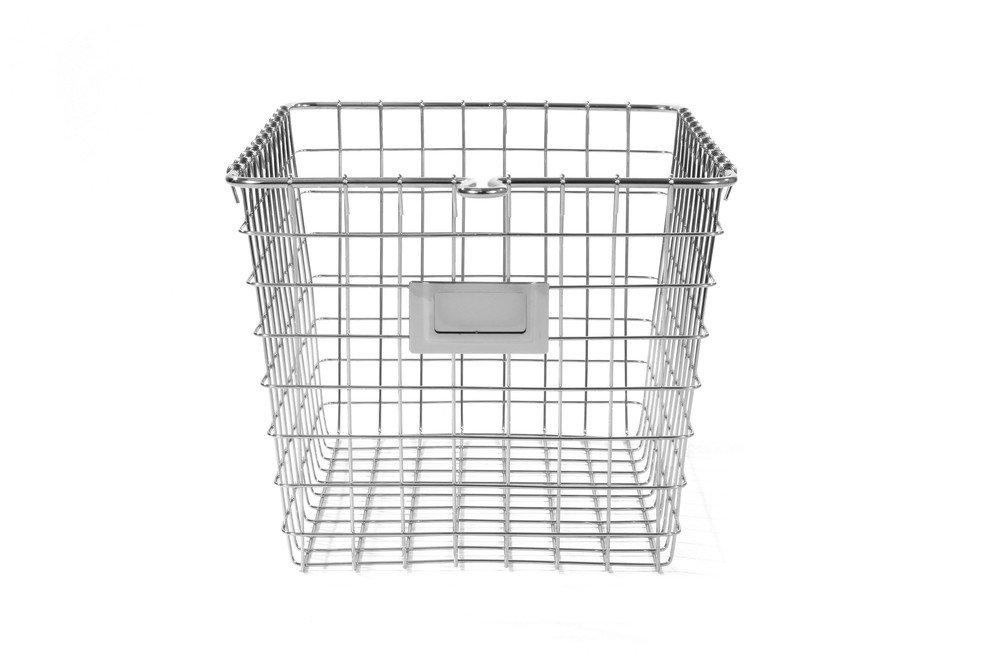 Spectrum Diversified Wire Storage Basket, Small, Chrome