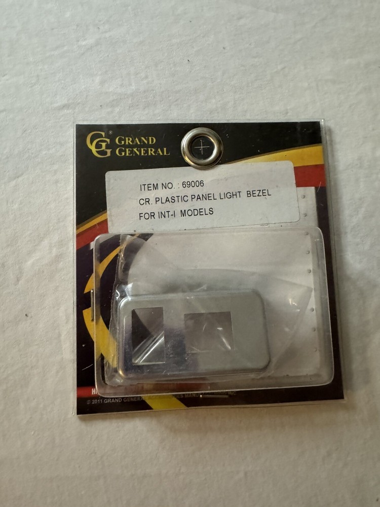 Grand General 69006 CR Plastic Panel Light Bezel For INT-l Models Silver