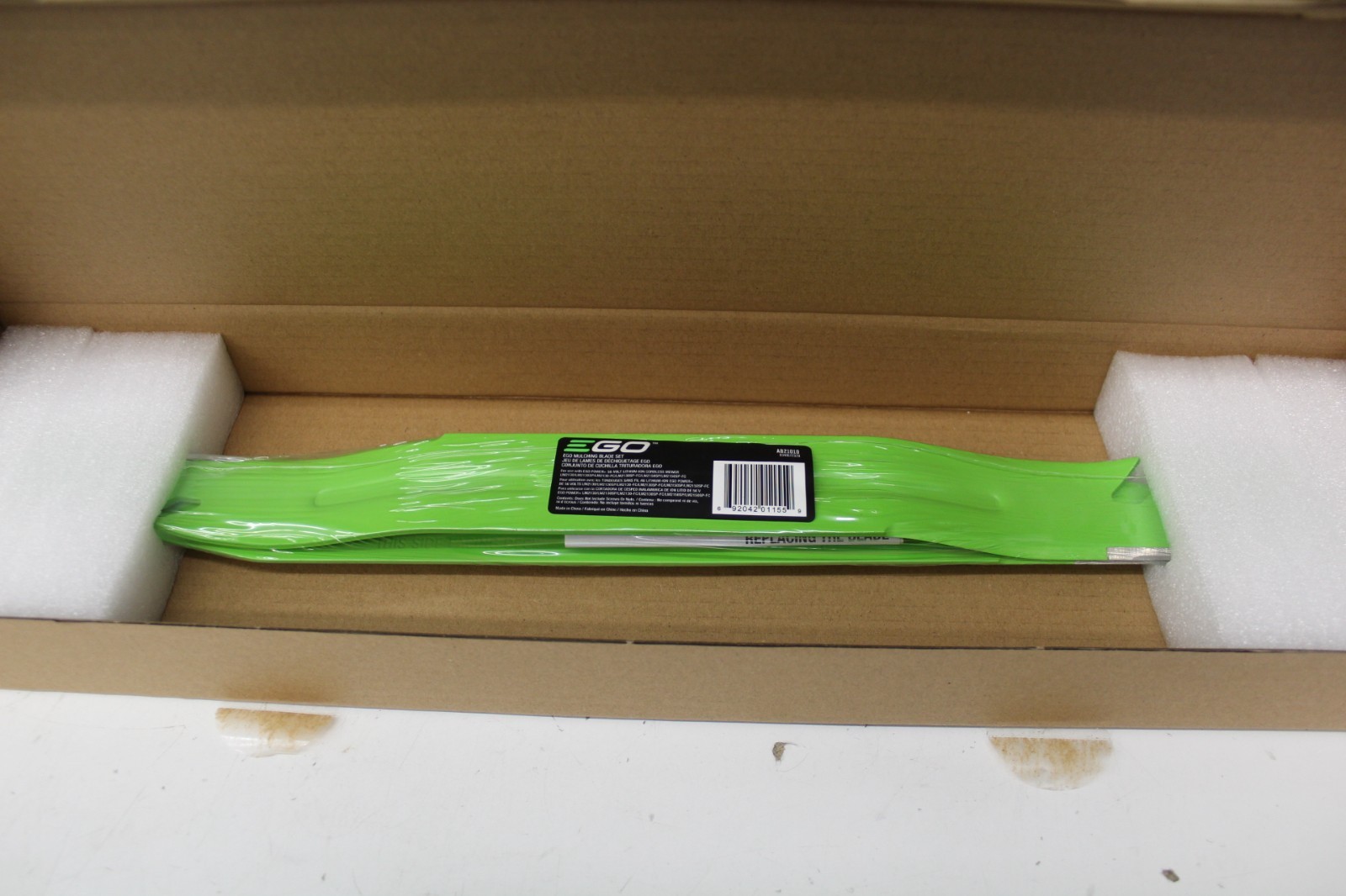 EGO Compatible AB2101D 21" Heavy Duty Mulching Lower Blade Set (2 Pack) – New