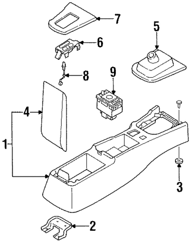 Genuine Nissan Shift Boot 96935-70F16