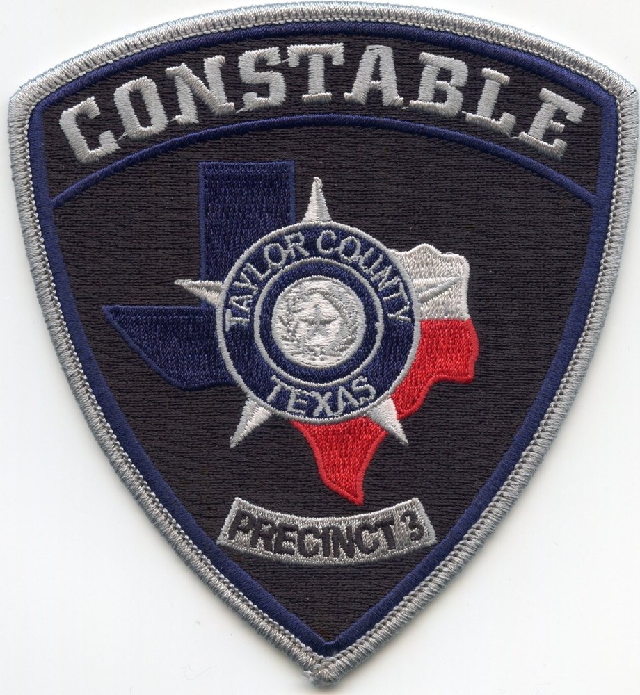 TAYLOR COUNTY TEXAS Precinct 3 CONSTABLE sheriff police PATCH