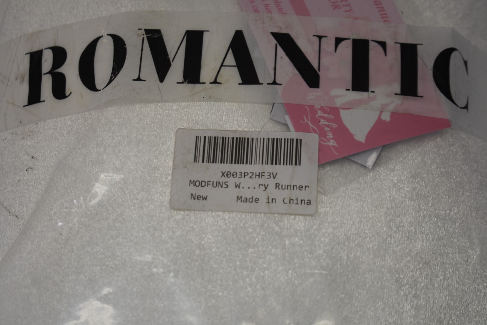 Modfuns White Aisle Runner For Wedding Ceremony 4' x 25' Velvet Fabric Runway