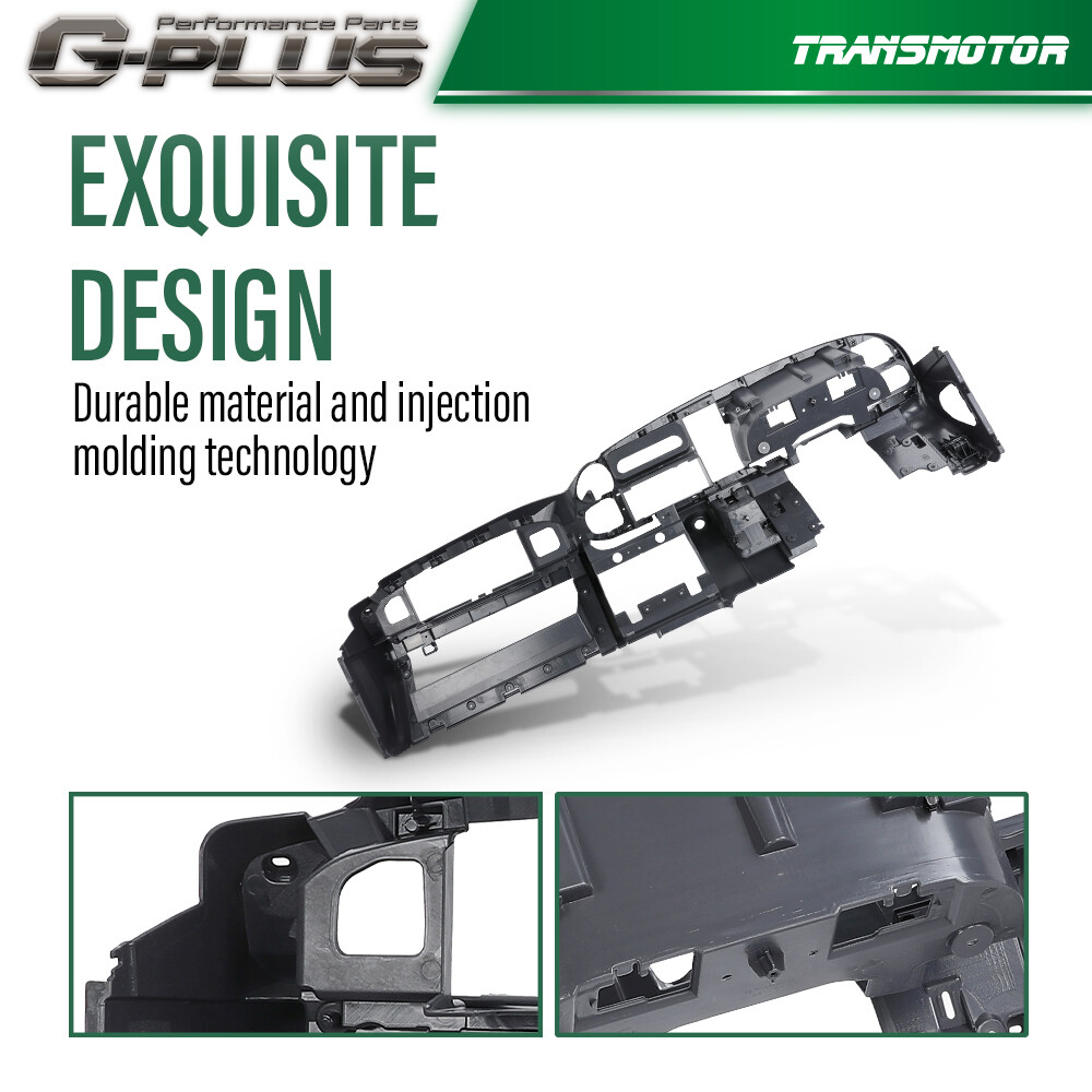 Fit For 1998-2001 Dodge Ram Dashboard Dash Core Structure Frame Mount Gray