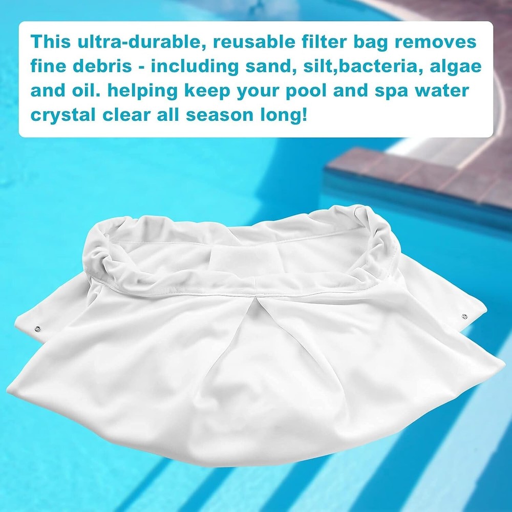Durable Double Stitched 70 Micron Filter Bag for Dolphin Cleaners - Fast Setup