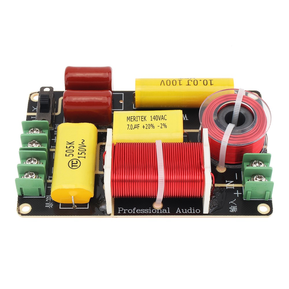 250W 2 Ways Speaker Audio HiFi Speaker Crossover High-Low Frequency Divider