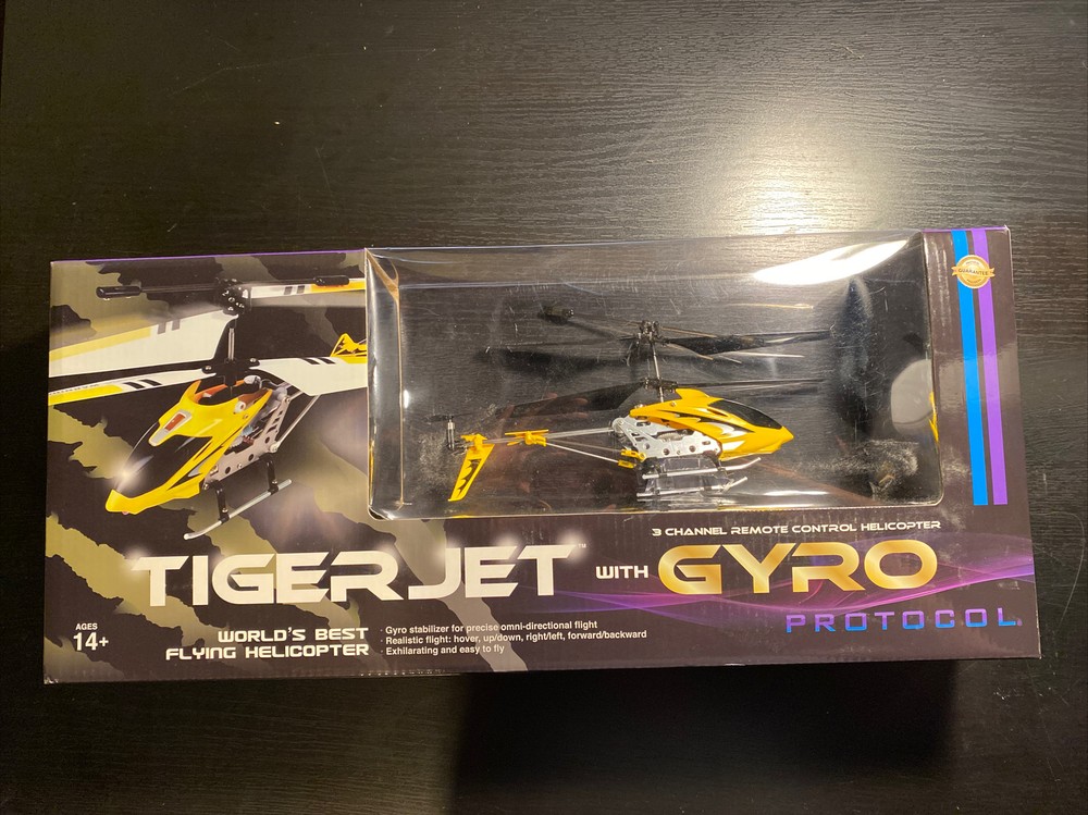 Protocol Remote Control Helicopter Tigerjet with Gyro Tiger Jet - Open Box -