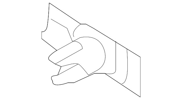 Genuine Volkswagen Park Sensor Bracket 5G0-919-492-A