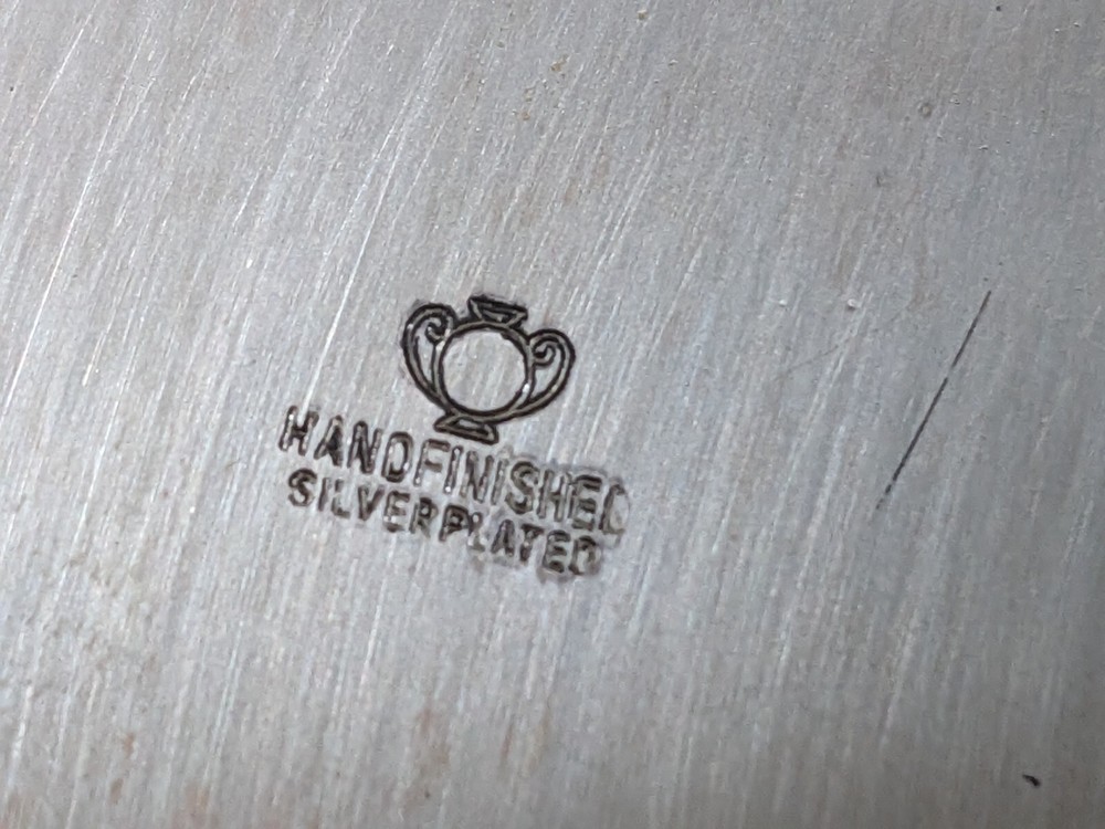 Handfinished Serving Dish - Silver Plate in Box