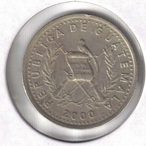 2000 GUATEMALA Circulated 10 Centavos Coin! #1