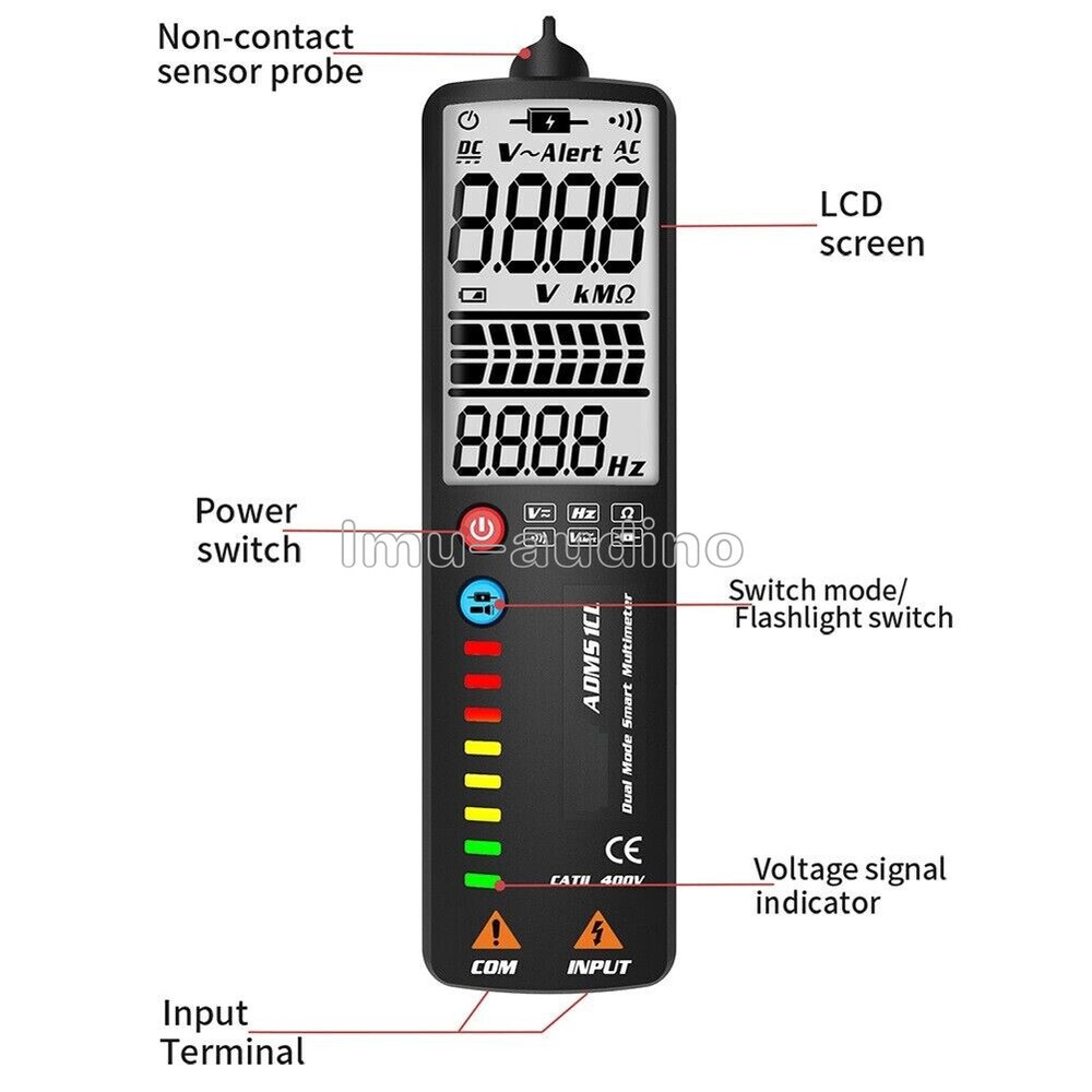 Voltage Indicator Non contact Detector Tester Electric Pen Voltmeter Multimeter