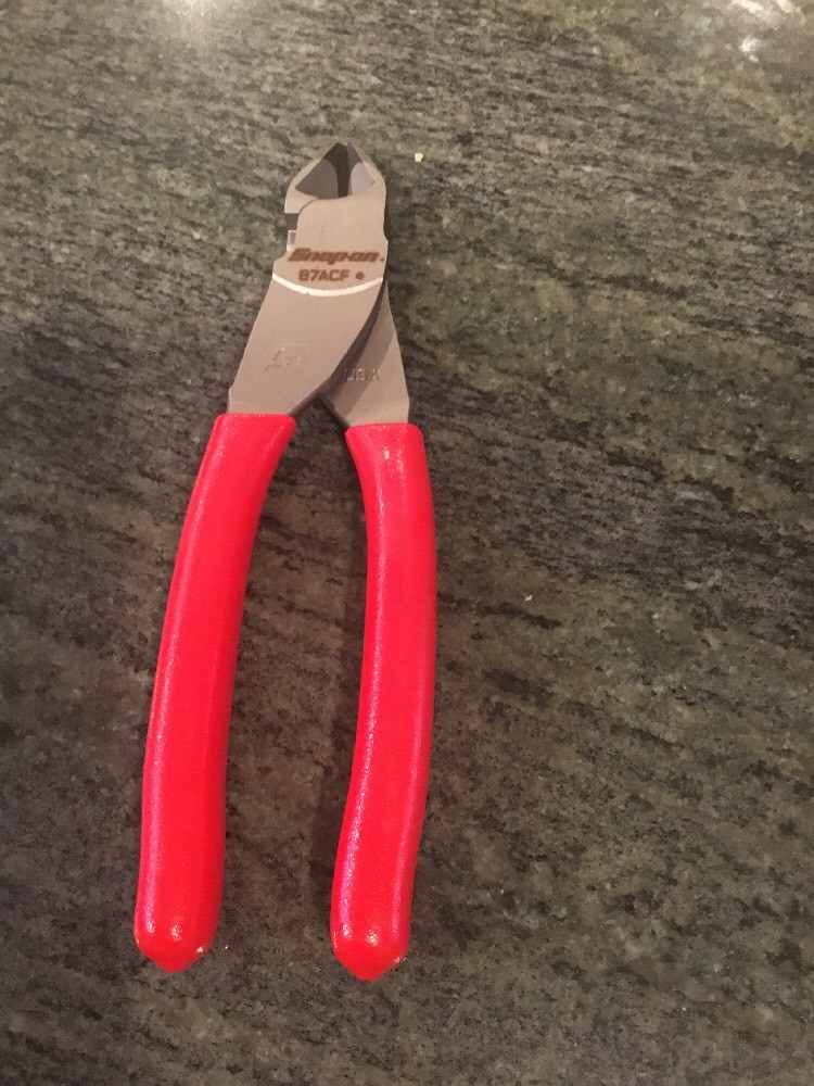 Snap On 87acf vector edge diagonal cutter red