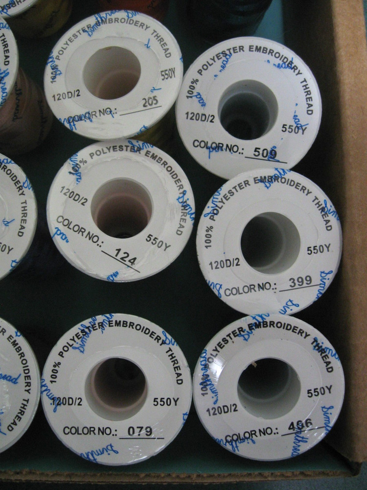 New Simthread 100% Polyester/Machine Embroidery Thread lot of 20 Spools