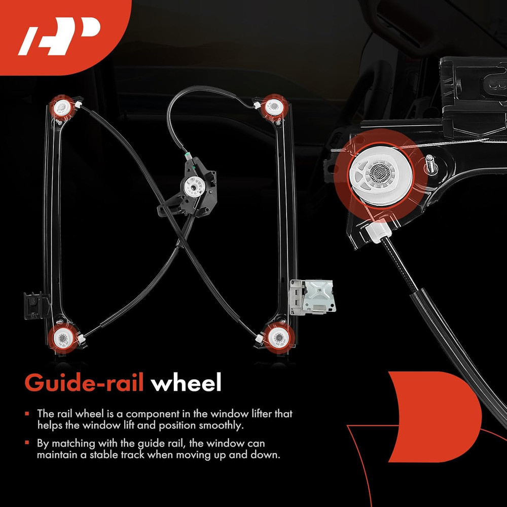 2016-2023 Model X Front Left Window Regulator–Compatible Replacement