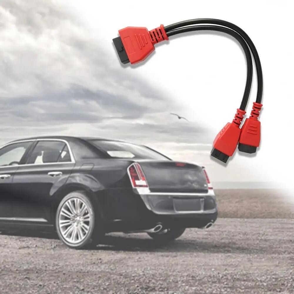 12+8Pin Programming Connector Cable Adaptor MSCHRY128 For Chrysler Autel Maxisys