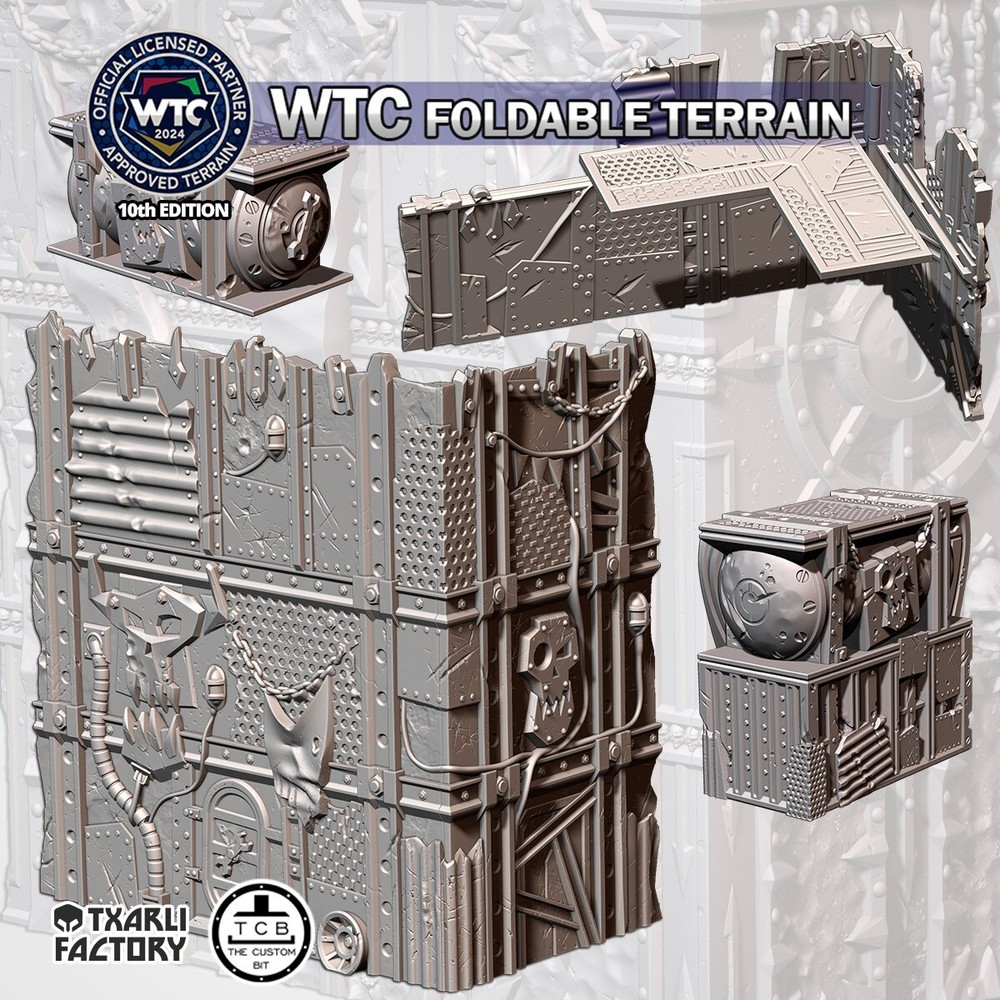 Orcs - WTC 40K Official Foldable Terrain Set (10th Edition)