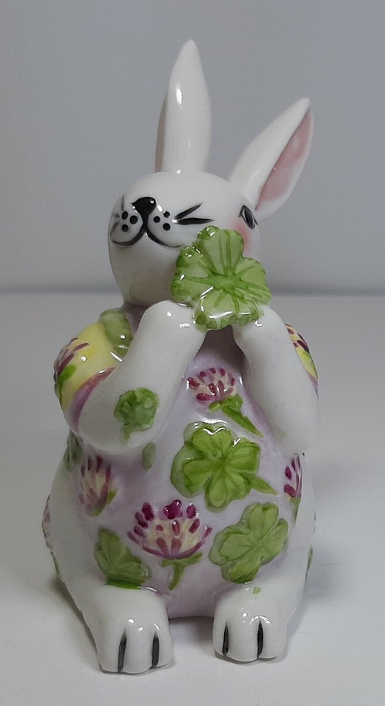 Rabbit with Gerla Egg VILLEROY & BOCH Easter cm 10 with Box