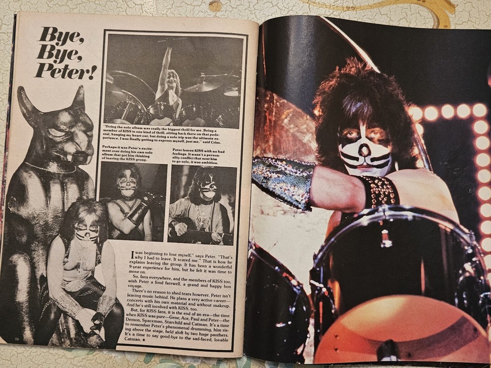KISS TEEN MACHINE KISS STRIKES BACK MAGAZINE 1981 SIMMONS, FREHLEY, STANLEY