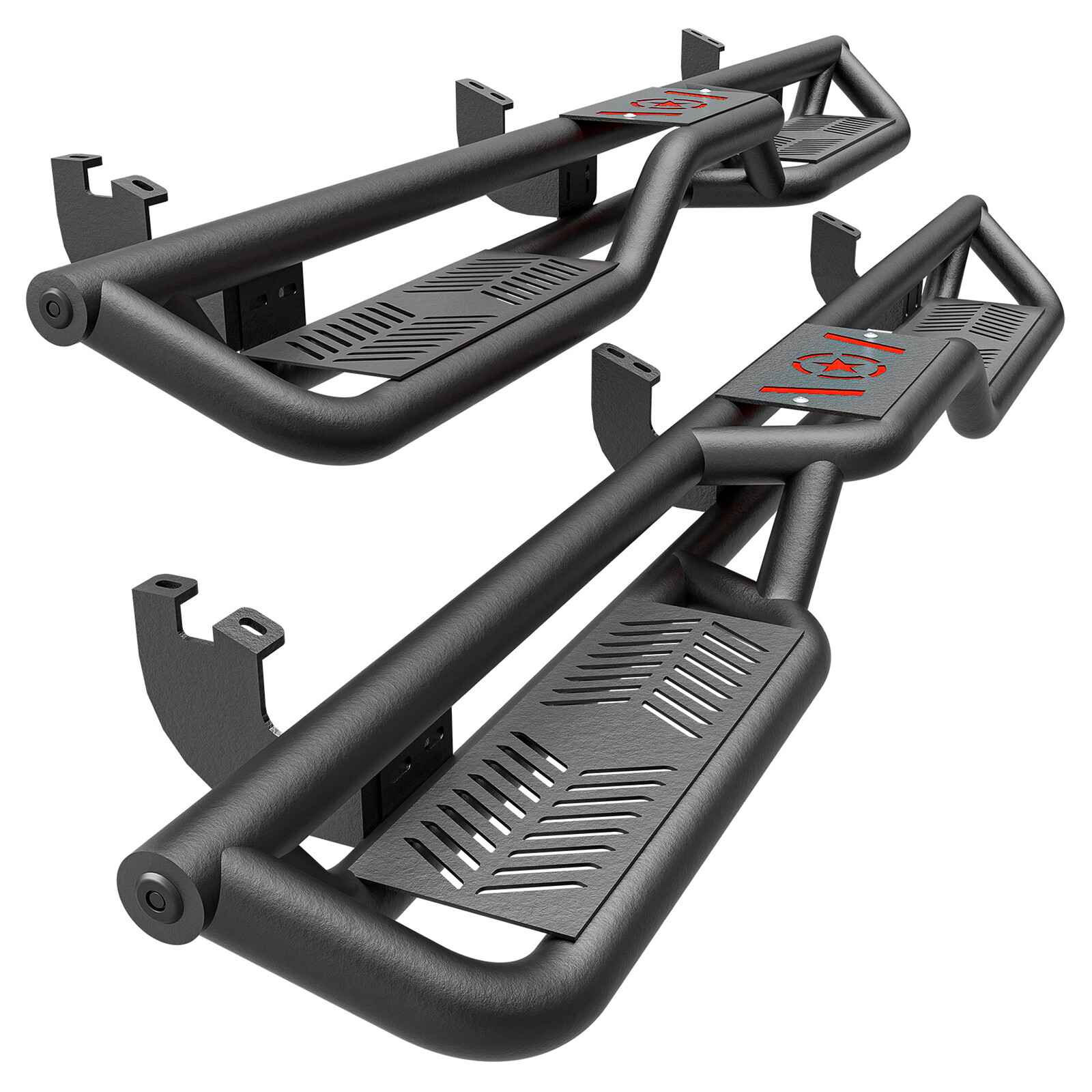 Running Boards Side Steps For 2024-2025 Toyota Tacoma Double Cab & Crew Cab