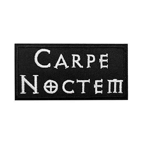 Cute-Patch Carpe Noctem Embroidered Iron on Patch