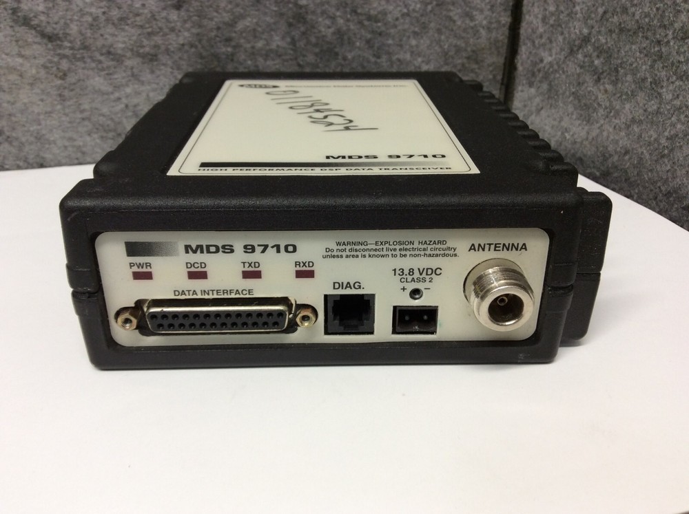 MDS 9710 HL DATA TRANSCEIVER HIGH PERFORMANCE DSP DATA TRANSCEIVER 13.8VDC
