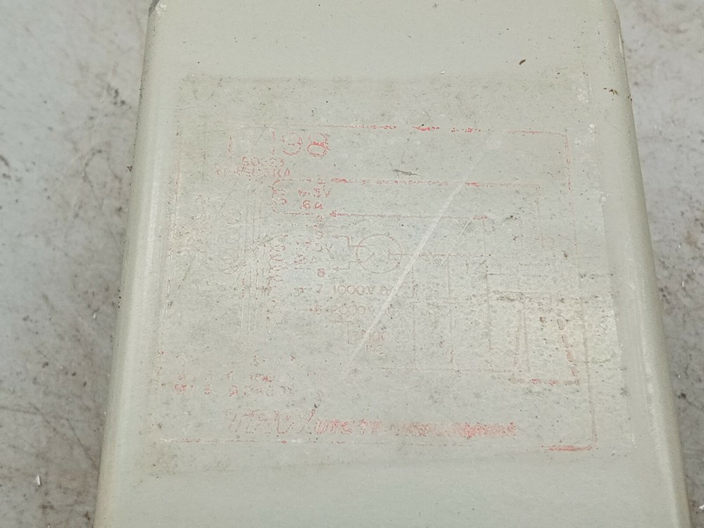 UTC H-198 SCOPE PLATE - FILAMENT TRANSFORMER