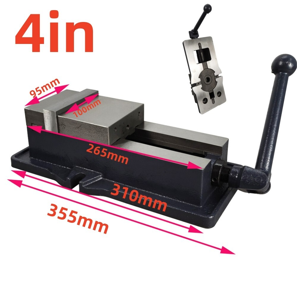 4 inch High Precision Angle Fixed Flat Pliers Heavy Bench CNC Milling Machine