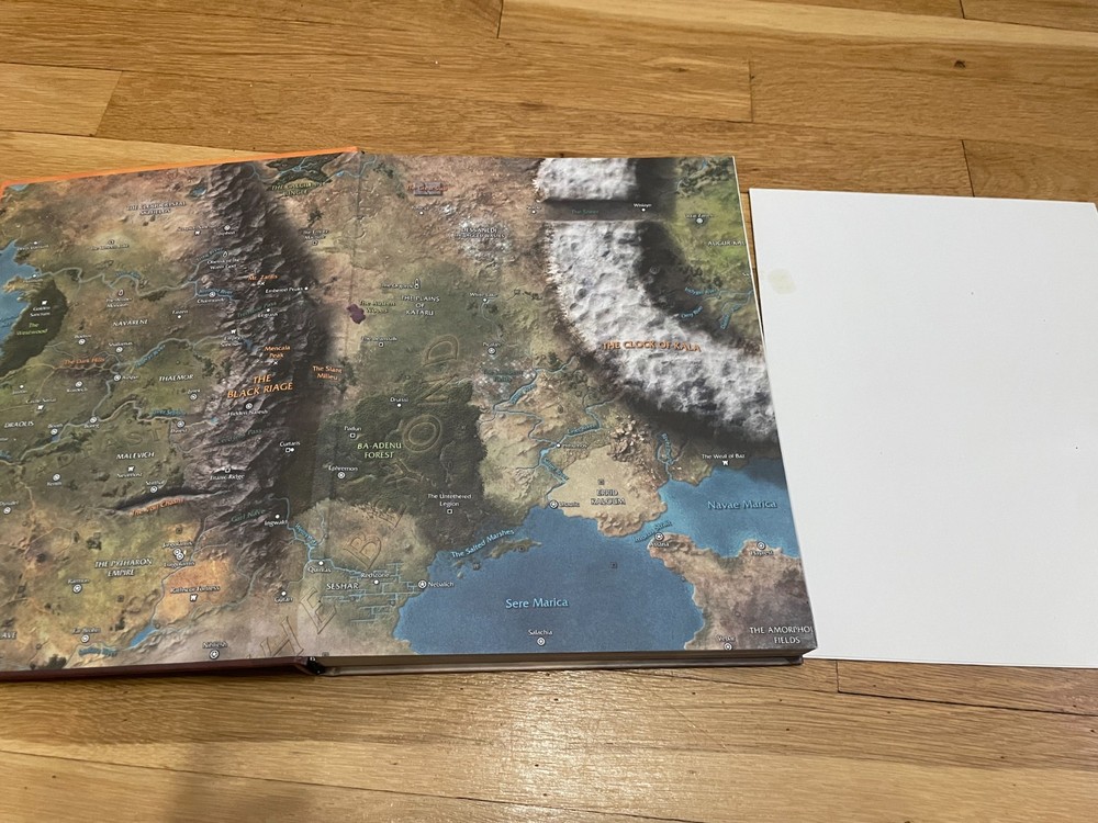 Numenera Core Rulebook w/map