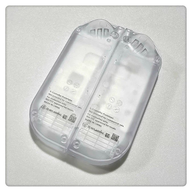 Nintendo Switch Joy Con Prototype OEM Evaluation Shell Replacement - Clear White