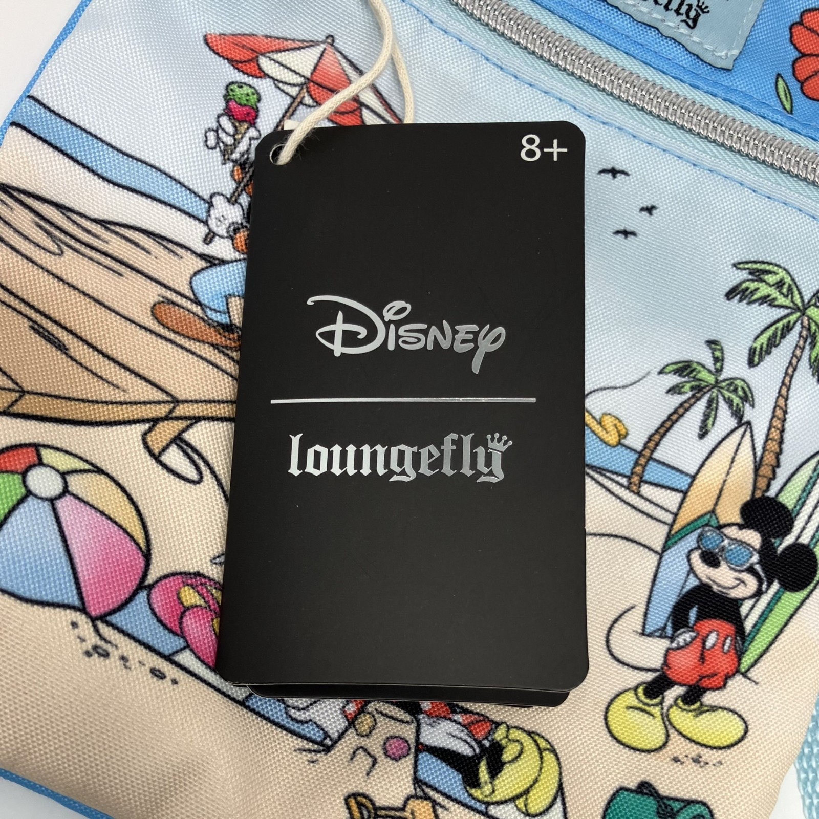 Loungefly Disney Mickey Mouse and Friends Beach Day Passport Crossbody Bag