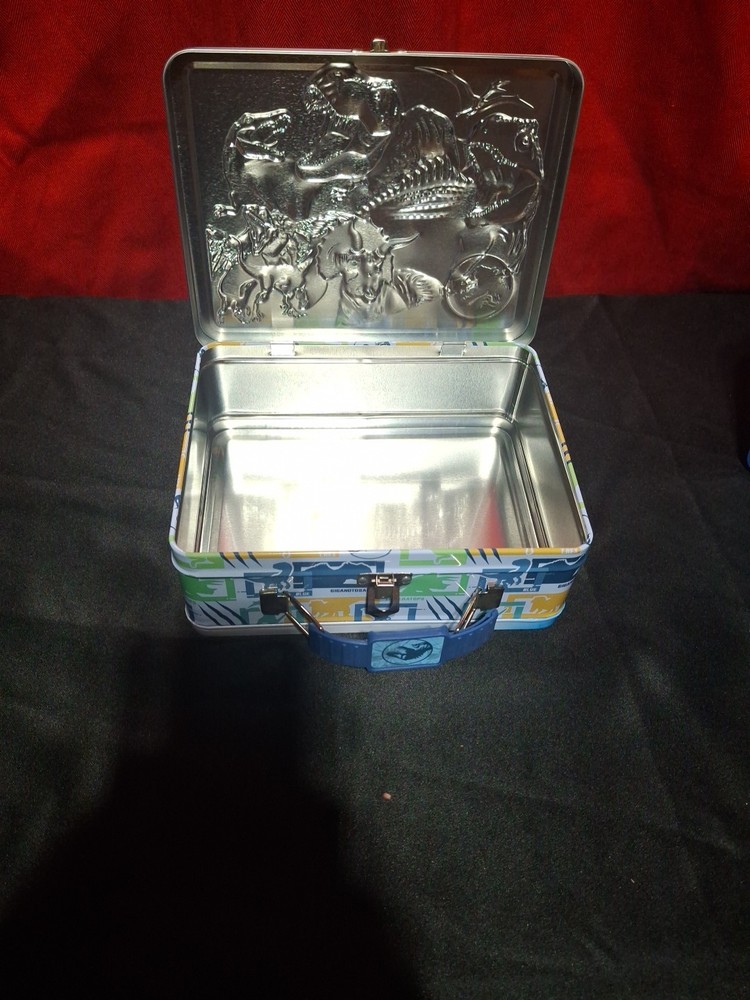 Metal Jurassic Park Lunch Box