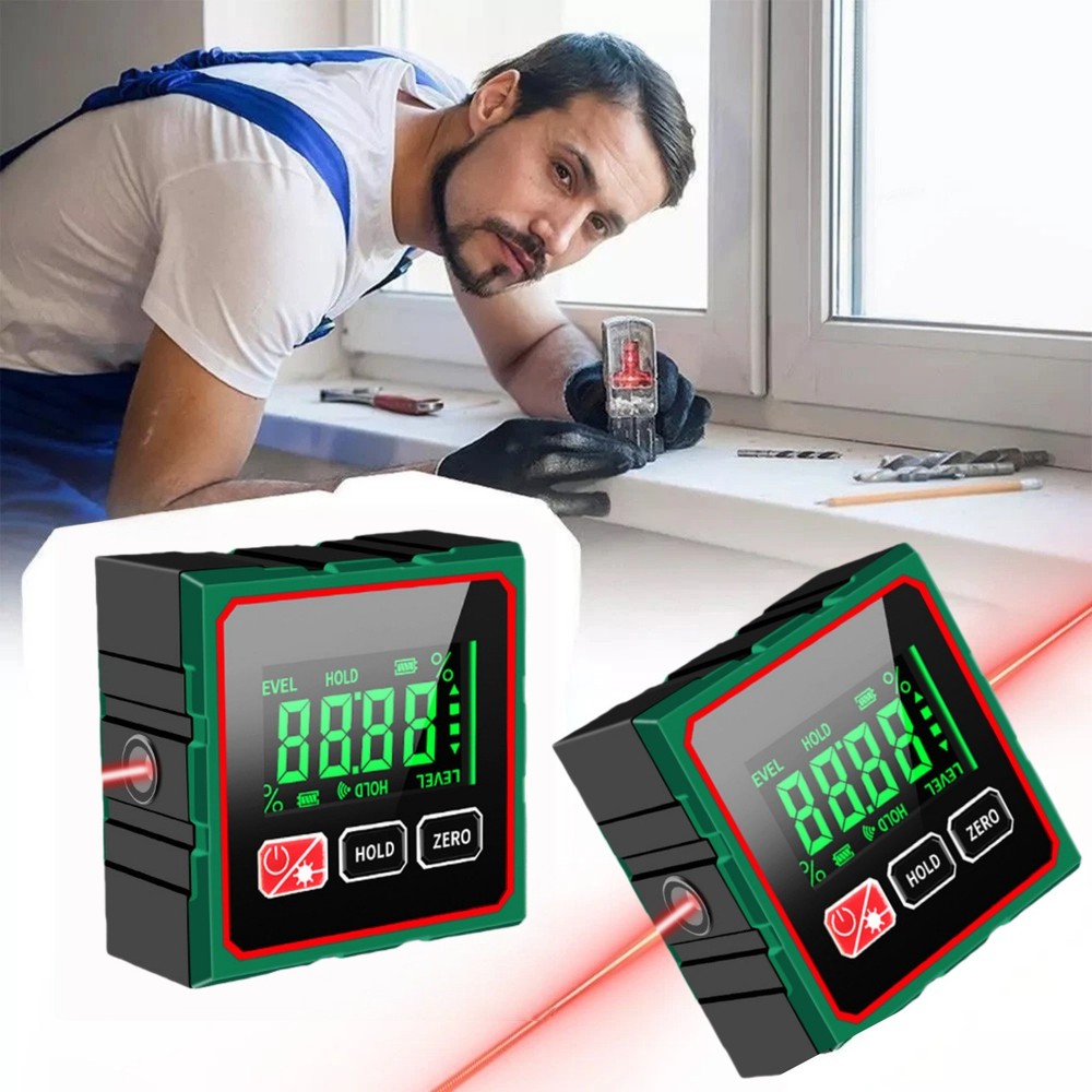 For Renovation Digital Inclinometer Electronic Laser Level Tool Portable Version