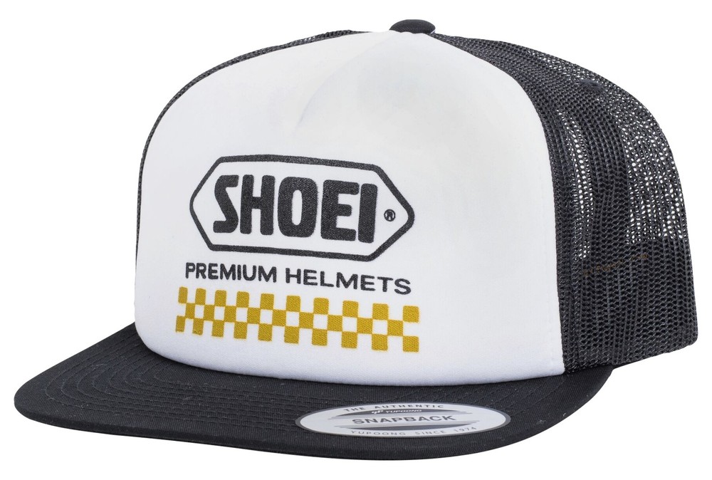 Shoei Snapback Trucker Hat White/Gold