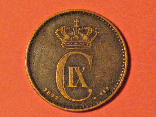 1897  2 Ore coin - Denmark  KM# 793.2