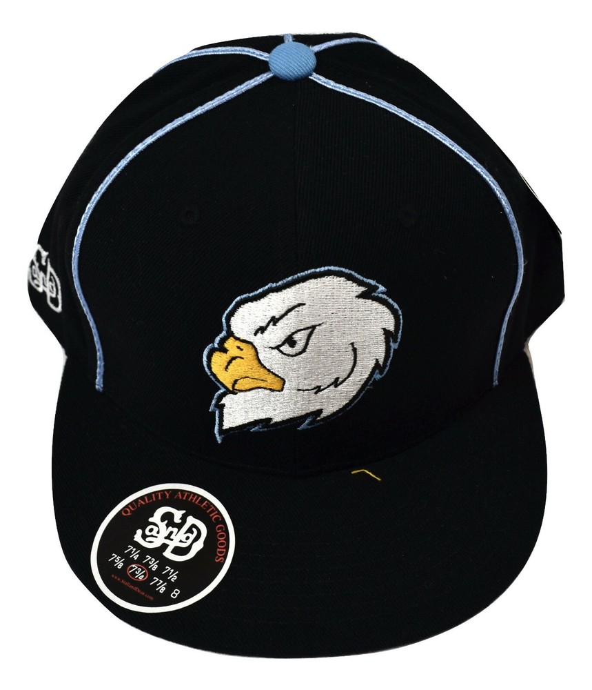 Stall & Dean Mens Rucker Eagles Fitted Black Hat Cap Pick Size New