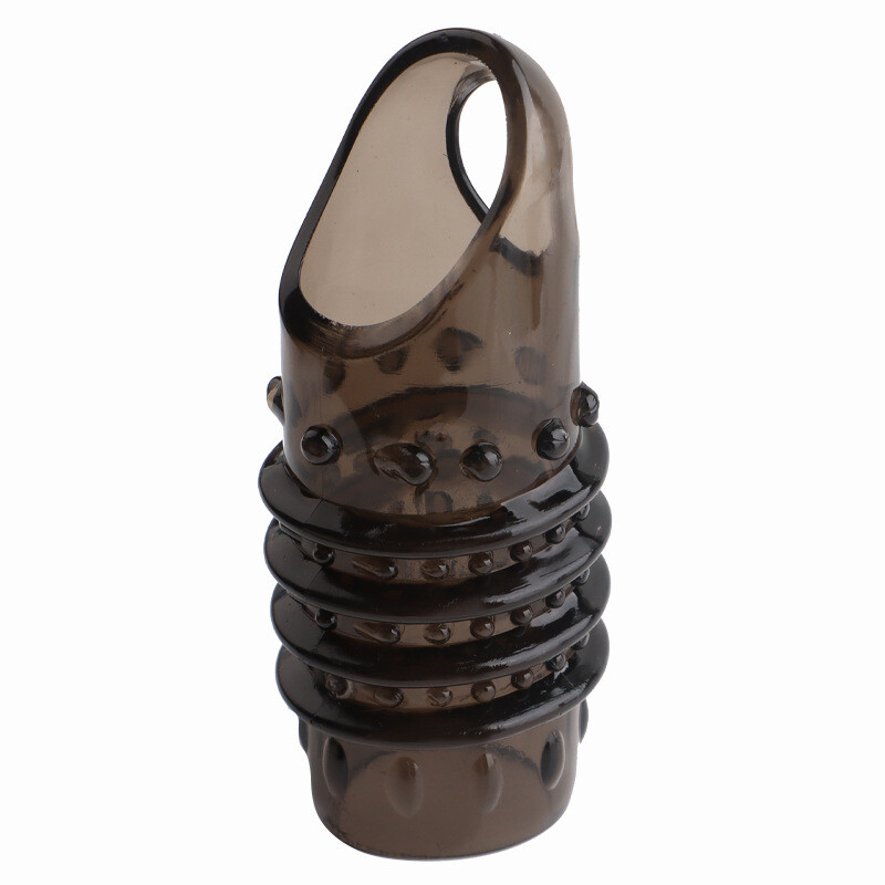 2PCS Penis Ring Sleeve Men Extender Male Stay Hard Delay Ejaculation Reusable
