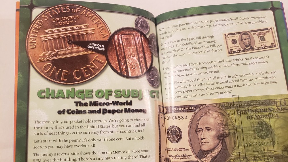 Scope it Out! Microscopic Adventures book and Microscope kit (1 magnification)