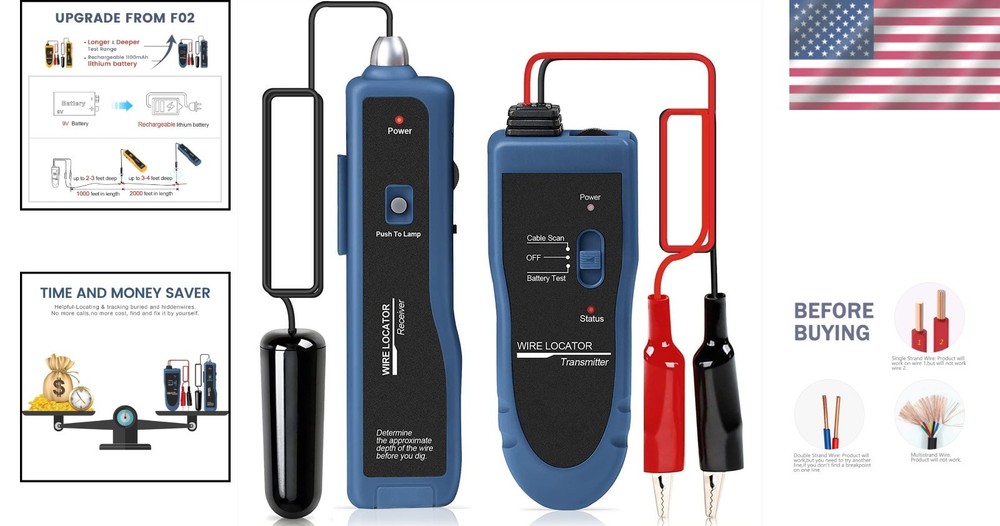 Wireless Wire Locator Tester Kit