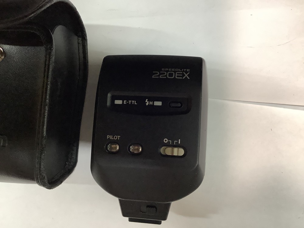 Canon Speedlite 220EX flash.