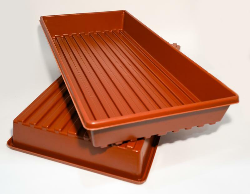 Made in the USA, 1020 Heavy Duty Grow Trays (No Drain Holes)