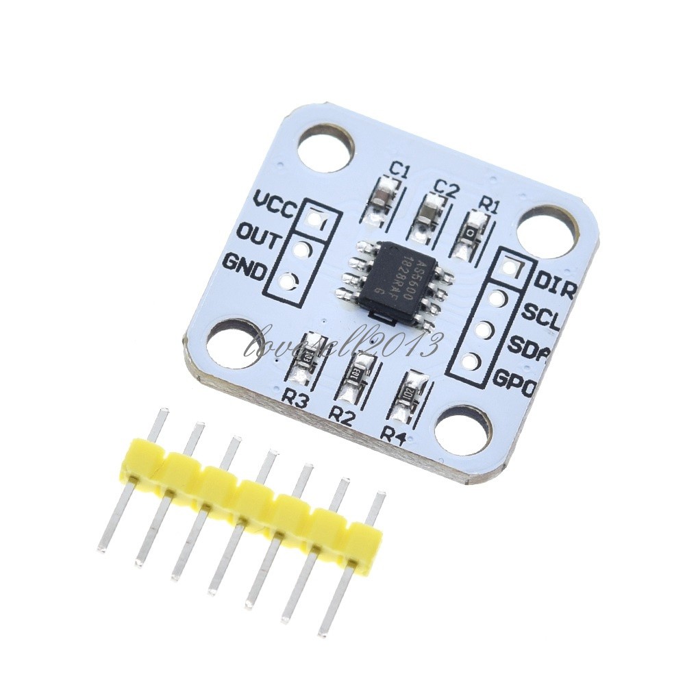 1PCS AS5600 magnetic encoder magnetic induction angle measurement sensor module