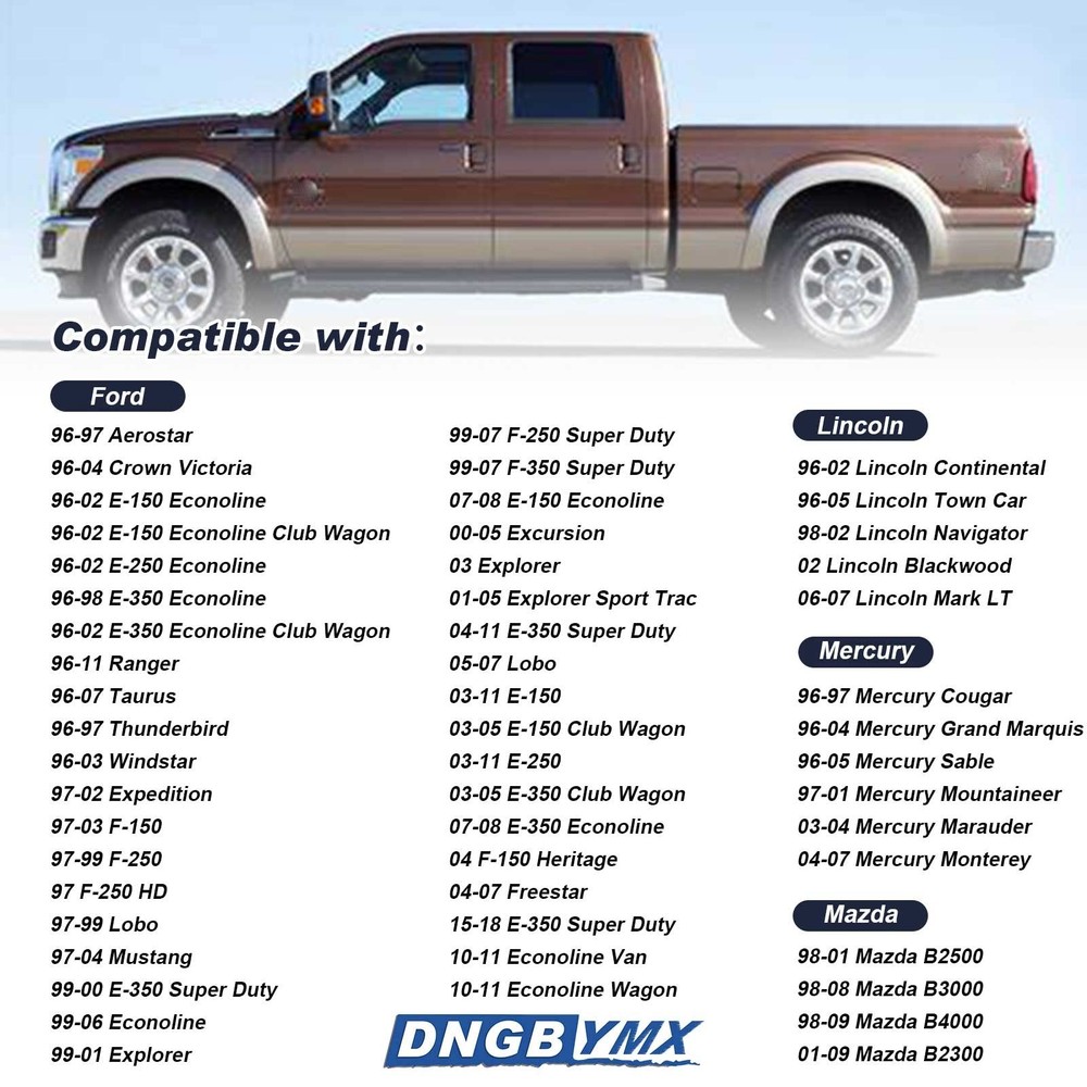 Ignition Switch Lock Cylinder Compatible with 1996-2018 Ford