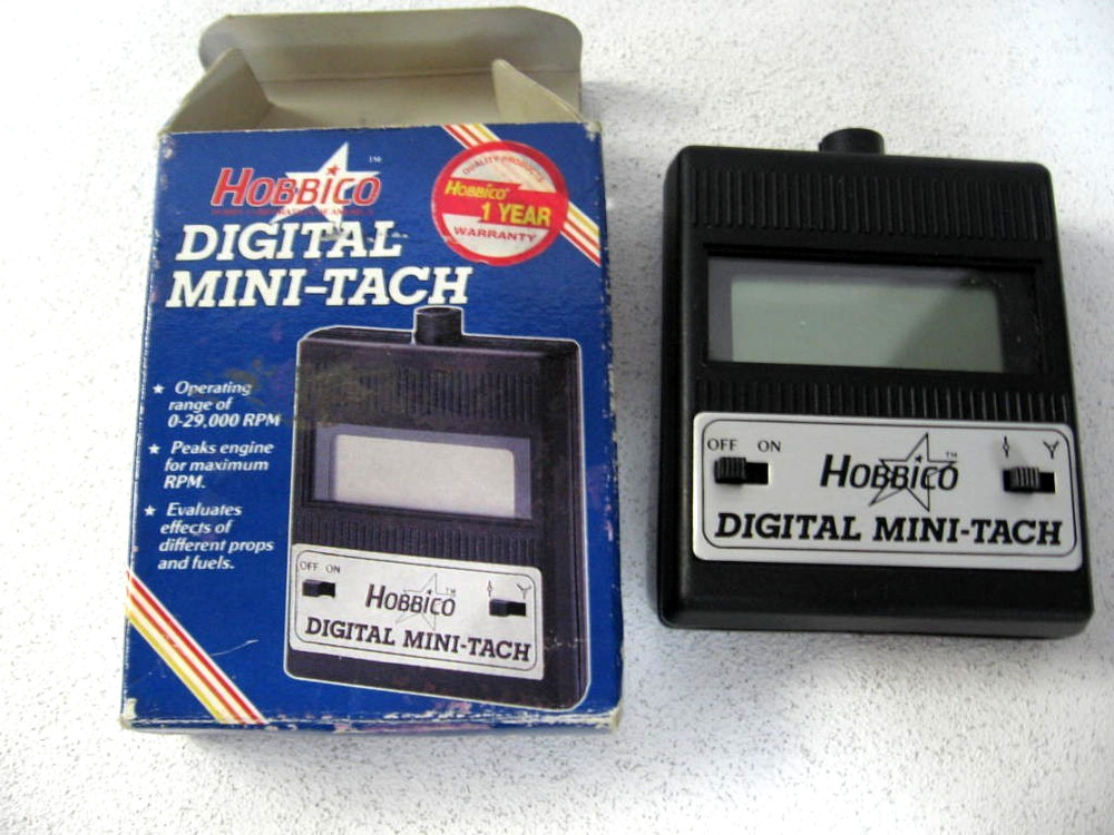 Hobbico HCAP0400 Digital Mini Tach Tachometer Tested
