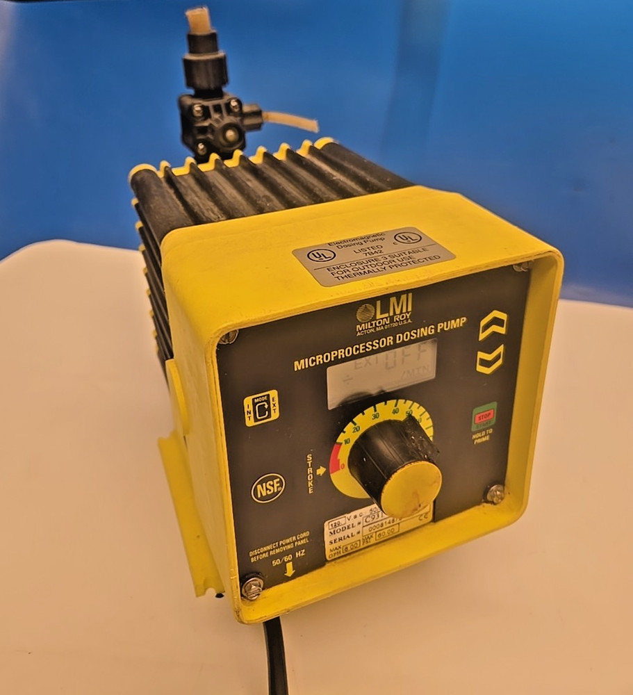 LMI MILTON ROY C931-313SI Microprocessor Dosing  PUMP  8GPH 60 PSI