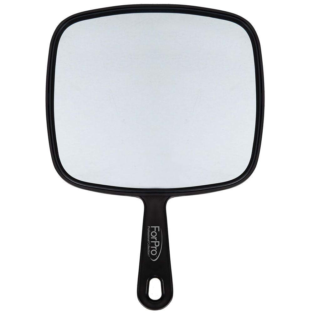 Extra Large Hand Mirror with Handle, 9" W X 12" L, Multi-Purpose Handheld Mirror