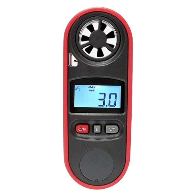 Efficient Anemometer Speed Meter for Measuring Wind Speed Temperature Accurately