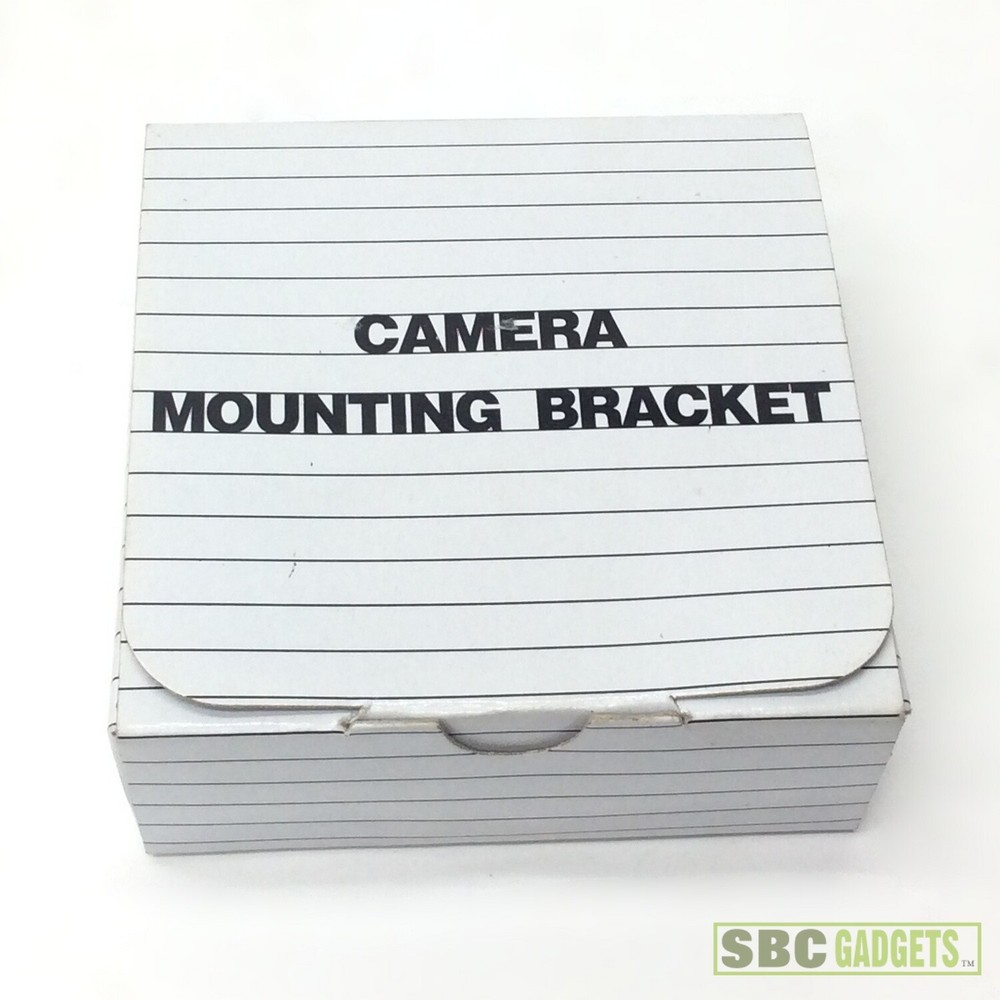 NEW Pedestal Wall Mount w/ Adjustable Pivot Head For Security Camera White